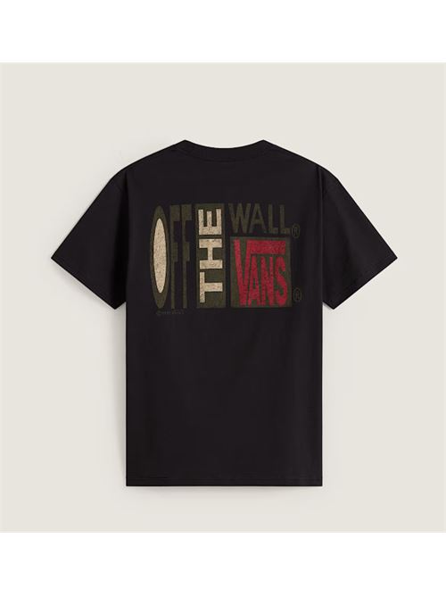 stretch stack crackle ss tee VANS | VN000SWEBLK1