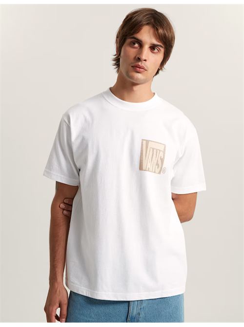 stretch stack crackle ss tee VANS | VN000SWEWHT1