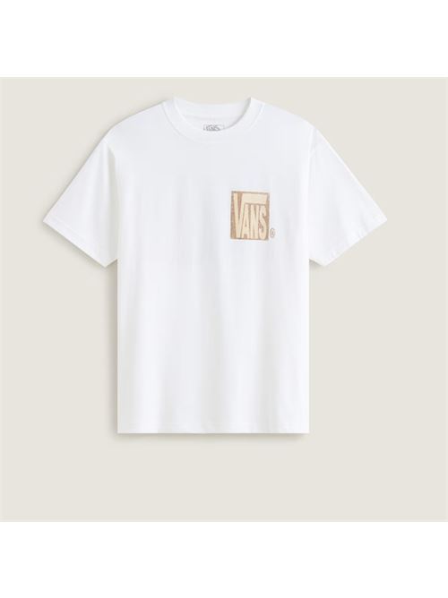 stretch stack crackle ss tee VANS | VN000SWEWHT1