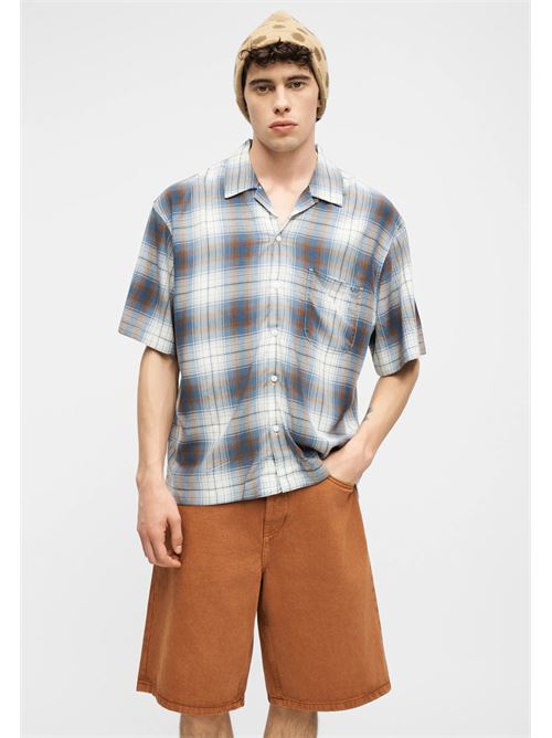 check-5 baggy denim short VANS | VN000T7CN1Z1