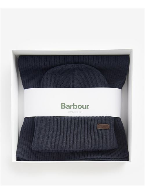 crimdon beanie & scarf BARBOUR | MGS0019NY31