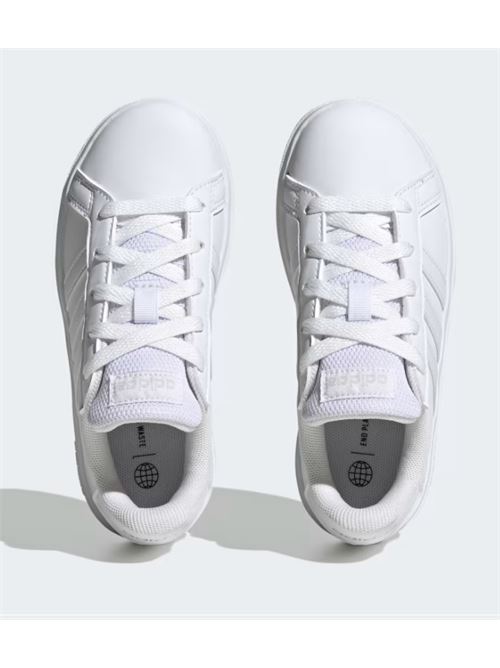 grand court 2.0 k ADIDAS | FZ6158IFTWWHT/FTWWHT/GREONE