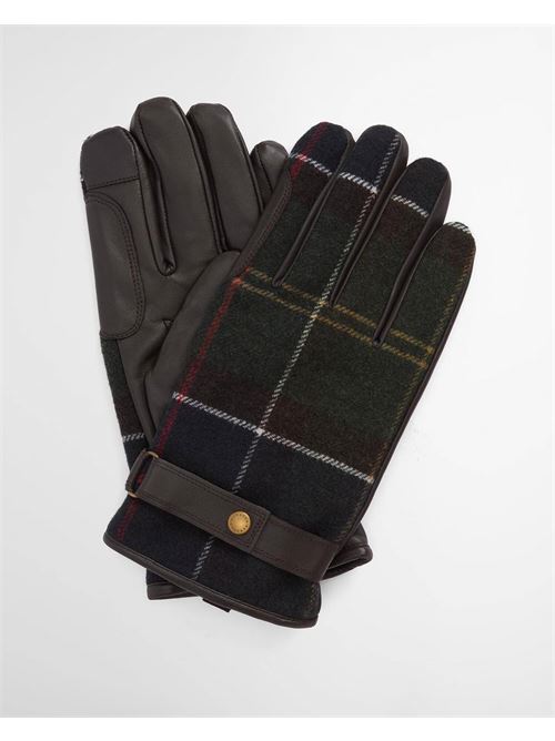 newbrough tartan gloves BARBOUR | MGL0051TN12