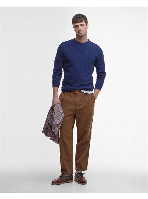 essential l/wool crew neck BARBOUR | MKN0345BL71