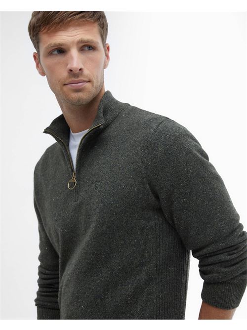 essential tisbury half zip BARBOUR | MKN1187GN79