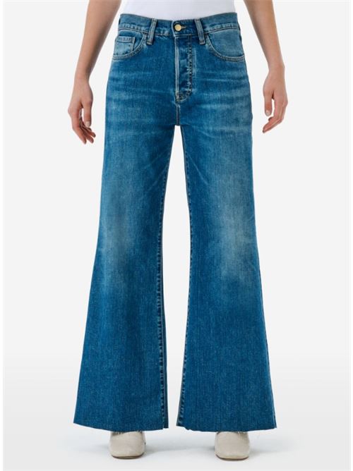 luna mid rise flared medium vintage destroyed edge CYCLE | 452P55507