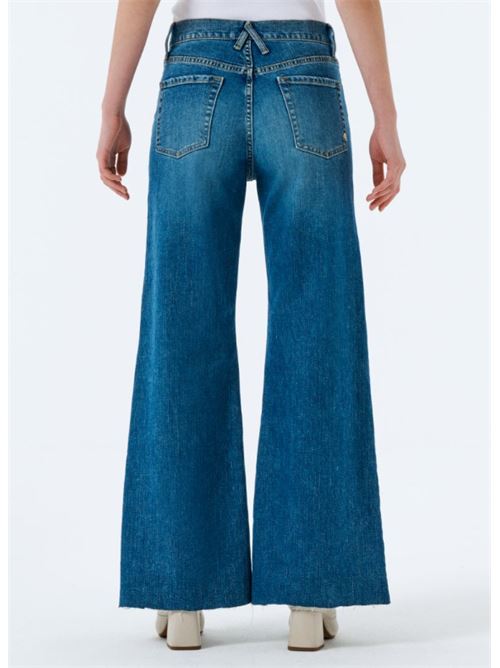 luna mid rise flared medium vintage destroyed edge CYCLE | 452P55507