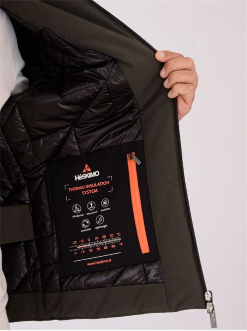 giubb.capp. softshell imb.sorona HESKIMO | HE9440005MILITARE