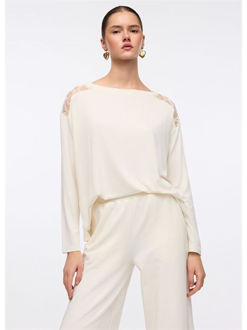 ecs t-shirt ml LIU.JO | TF5186JS360M9901