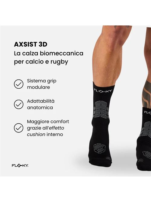 axsist 3d FLOKYSOCKS | FLAX3D001NERO