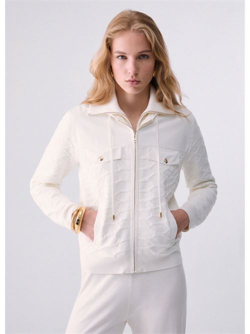ecs maglia zippata ml LIU.JO | TF6228MS49I10701