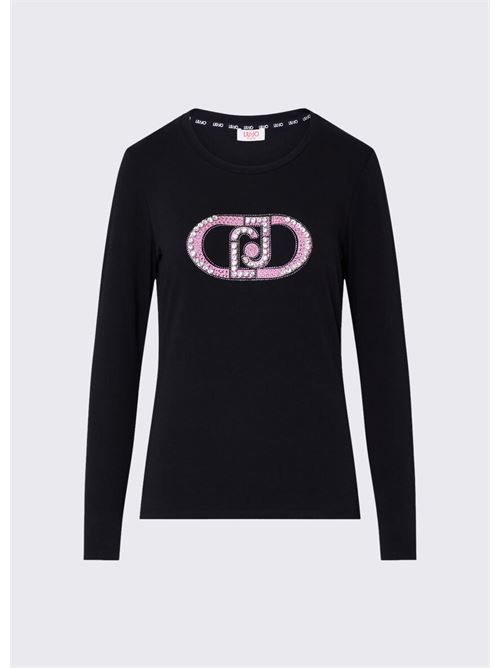 ecs t-shirt basica ml LIU.JO | TF6245JS003L9312