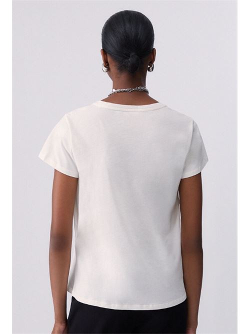 ecs t-shirt basica mc LIU.JO | TF6283JS923Q9808