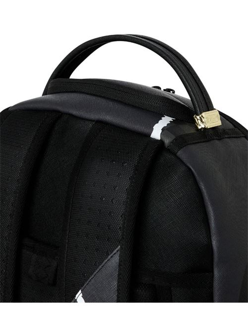 center rip revealing gray check backpack SPRAYGROUND | 910B8502NSZX