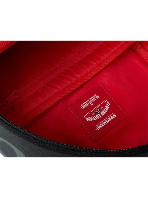 center rip revealing gray check backpack SPRAYGROUND | 910B8502NSZX