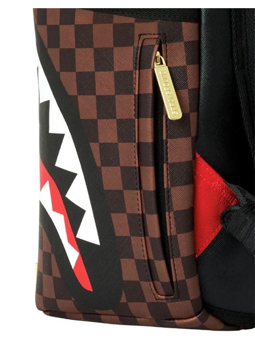 sharks in paris gold drip backpack SPRAYGROUND | 910B9250NSZX