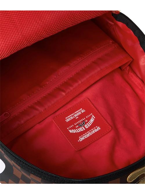 sharks in paris gold drip backpack SPRAYGROUND | 910B9250NSZX