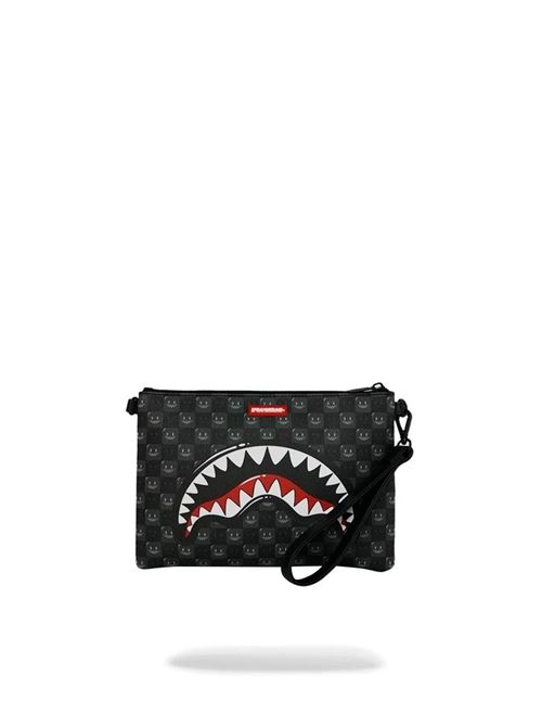 sharks in paris wtf bubbly blaakc check crossover clutch SPRAYGROUND | 910B9318NSZX
