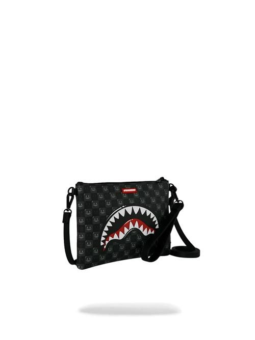 sharks in paris wtf bubbly blaakc check crossover clutch SPRAYGROUND | 910B9318NSZX
