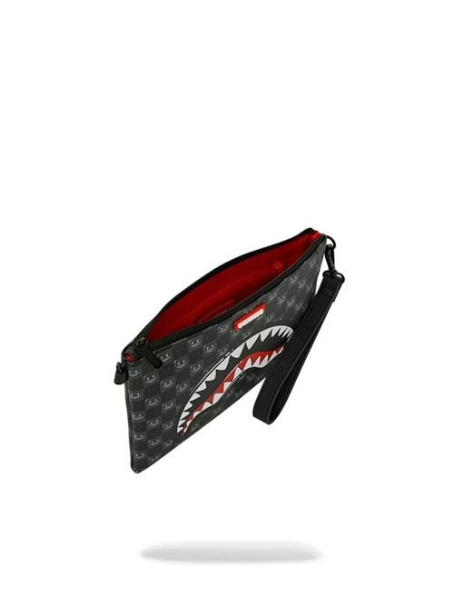 sharks in paris wtf bubbly blaakc check crossover clutch SPRAYGROUND | 910B9318NSZX